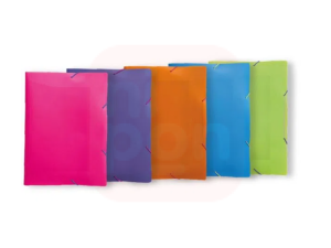 Pasta Aba Elástico 1/2 Oficio Full Color - Azul