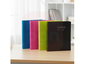 Pasta Catálogo 30 Plásticos Clear Book – Cores Variadas